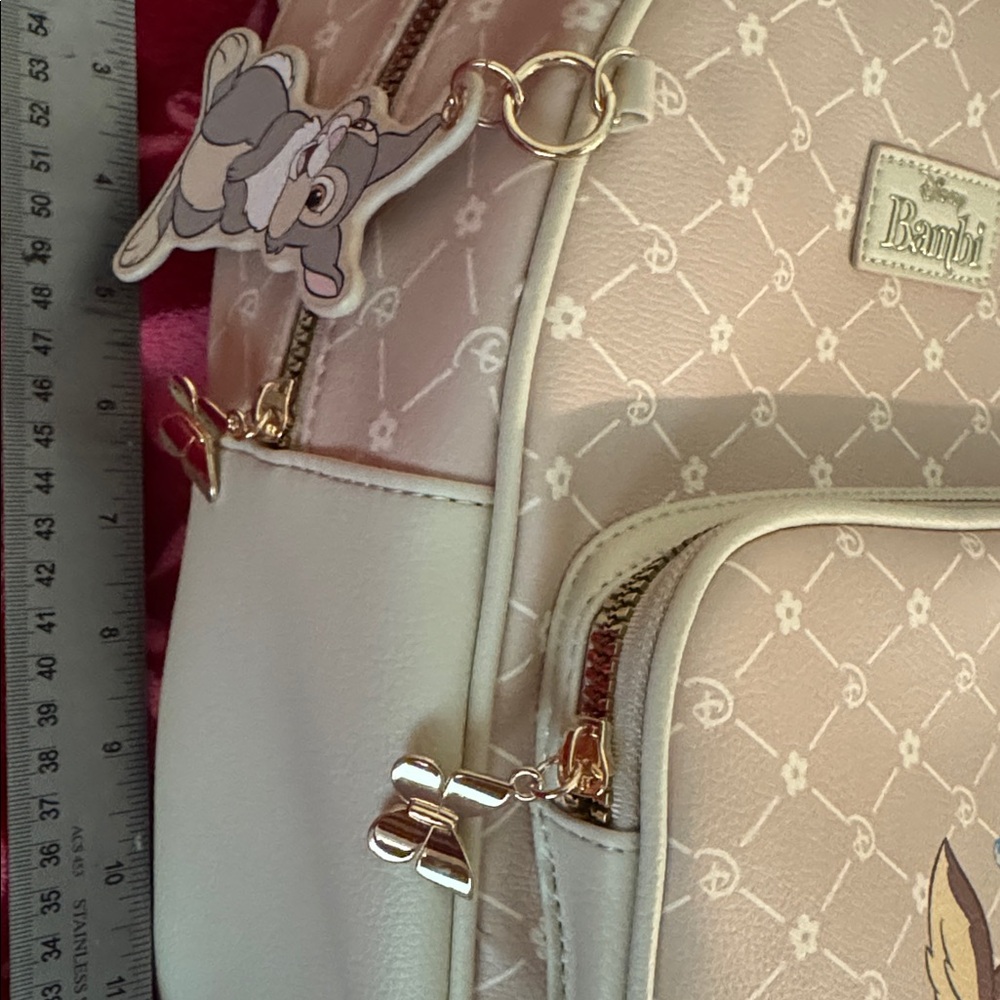 Disney Bambi Backpack with Thumper Charm - Picture 2 of 7
